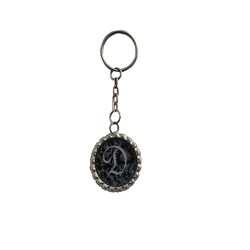 Bow Clippeez 2 Envy Monogram Bottle Cap Key Chain