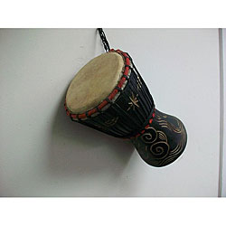 Black Baby Djembe Drum (Ghana)