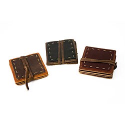 Set of 4 Leather Square Coasters (USA)