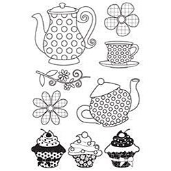 Candy Lane 4x6-inch Clear Stamp 