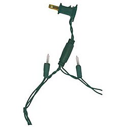 White Incandescent 'Y' Christmas Lights (Case of 12 Strands)
