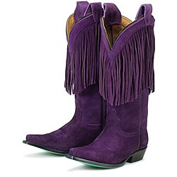 Lane Boots Women's 'Phringe' Purple Boots