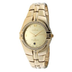 Peugeot Men's Goldtone Bracelet Watch