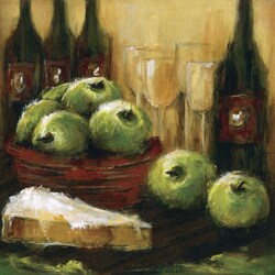 Christina Doelling 'Apples & Brie' Gallery-wrapped Canvas Art
