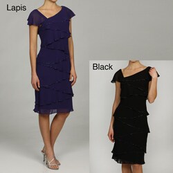 Patra Ltd Women's Asymmetrical Evening Dress