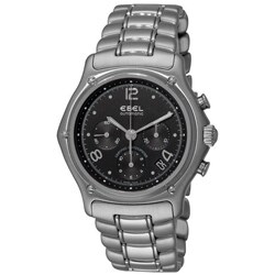Ebel Men's '1911' Black Dial Automatic Chronograph Watch