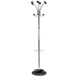 Alba Chrome 5-Knob Coat Tree