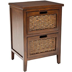 Pescot Dark Walnut Side Table