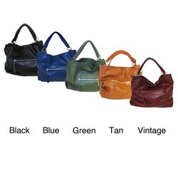 Donna Bella Designs 'Ashley Olsen' Medium Leather Tote Bag
