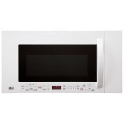 LG 2-cubic-foot 1100W White Over the Range Microwave (Refurbished)