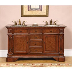 Fontana 60-inch Double Sink Bathroom Vanity
