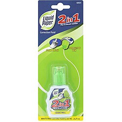 Liquid Paper 2-in-1 Correction Combos (Pack of 6)