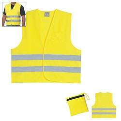 Safety Neon Yellow Reflective Vest (Pack of 3)