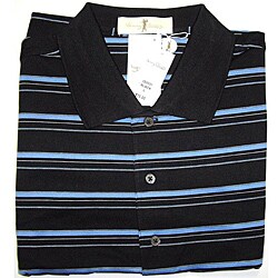 Harry Vardon Triple Mercerized Large Black Golf Polo Shirt