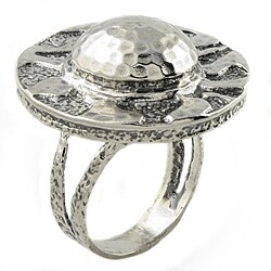 Sterling Silver Antique-style Fashion Ring
