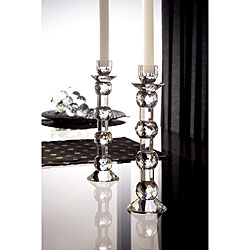 Fifth Avenue Crystal Zermat 10-inch Ball Candle Holders (Set of 2)