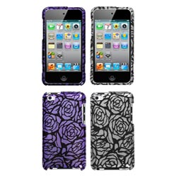 Premium Apple iPod Touch 4 Splash Roses Protector Case