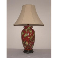 Indoor 1-light Red/ Green Table Lamp 