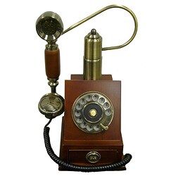 Mahogany Classic 1-drawer Telephone