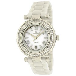 Le Chateau Women's 'Persida LC' Studded Ceramic Watch
