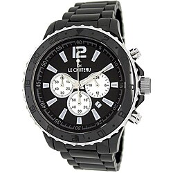 Le Chateau Persida LC Men's Black Ceramic Chronograph Watch