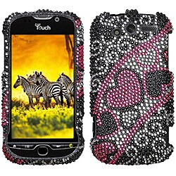 HTC myTouch 4G Streaming Hearts Rhinestone Case