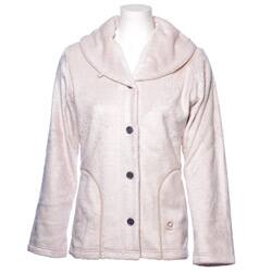 Ojai Clothing Women's Medium Oatmeal Koala Shawl Collar Jacket