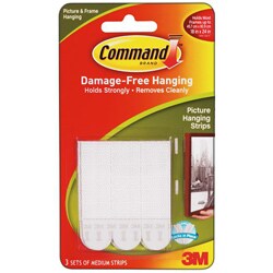 3M Medium Picture Hanging Strips (Pack of 6)