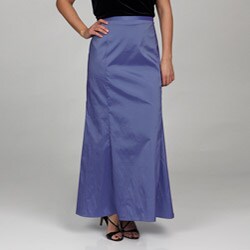 Marina Women's Plus Size Long Taffeta Skirt