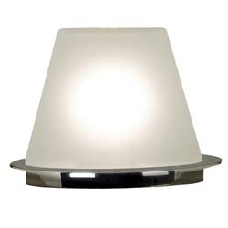 Burst 1-light Chrome Table Lamp