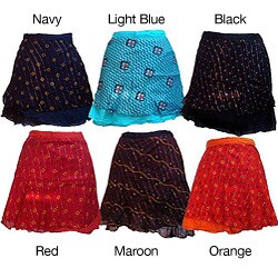 Cotton Reversible Wrap Skirt and Top (Nepal)