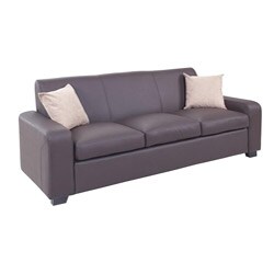 Thomaston Chestnut Bonded Leather Sofa