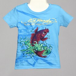 Ed Hardy Girls Fish T-Shirt