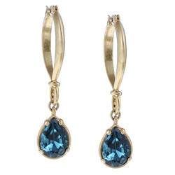 Jessica Simpson Goldtone Created Stone Earrings