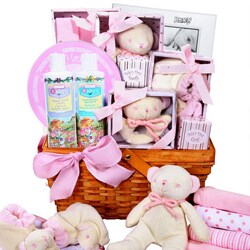 Girl's Large Baby Basket