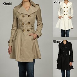 Miss Sixty Women's Double-breasted Studded Trench Coat