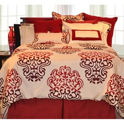 Cherry Blossom Queen-size 3-piece Duvet Cover Set