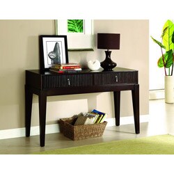 Avondale Dark Walnut Console Table