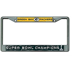 Green Bay Packers Super Bowl Champion Auto Frame