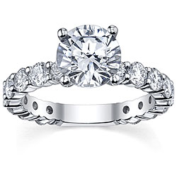 18k White Gold 2 1/4ct TDW Diamond Engagement Ring (G-H, SI1-SI2)
