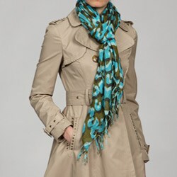 Alexander Del Rossa Animal-inspired Scarf