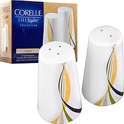 Corelle LifeStyles Collection Linea Salt/ Pepper Set