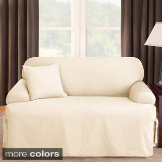 Logan T-cushion Loveseat Slipcover