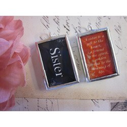 Anna & Rose 'Sister' Necklace 