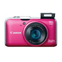 Canon PowerShot SX230 HS 12.1MP Red Digital Camera