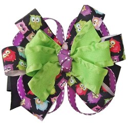 Lil Sweety's Bowtique Hoot Owl Boutique Hair Bow 