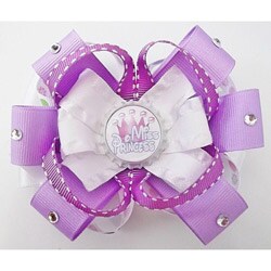 Lil Sweety's Bowtique Miss Princess Bottle Cap Hair Bow 