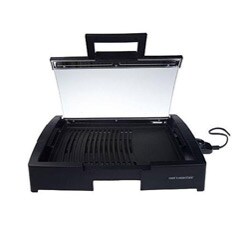 Cook's Essentials K27203 Nonstick Tabletop Grill with Glass Cover (Refurbished)