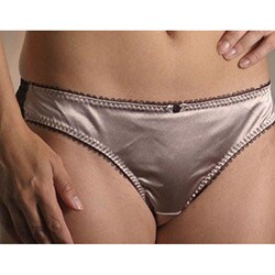 Biatta Women's Dynasty Satin Lace Back Thong