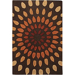 Hand-tufted Oleander New Zealand Wool Rug (5' x 7'6)